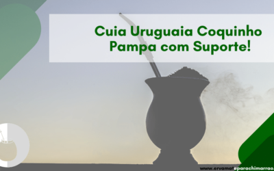 Cuia Uruguaia Coquinho Pampa com Suporte! Conheça nosso modelo!